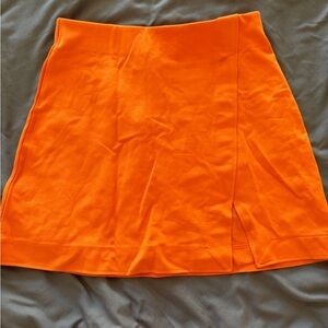 Vibrant Orange Women's Skirt